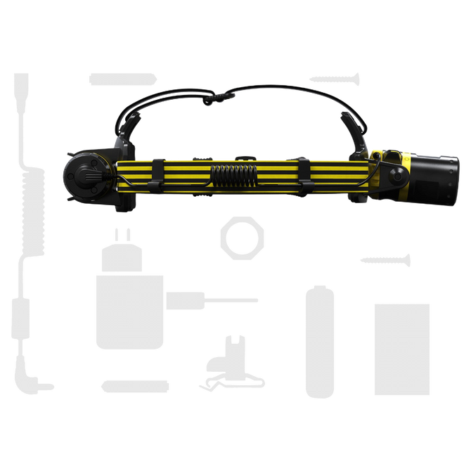 Ledlenser EXH8R Intrinsically Safe 200lm Rechargeable IP68 Advanced Focus Zone 1/21 Headlamp