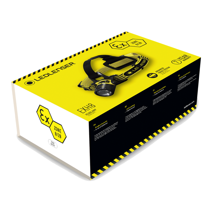 Ledlenser EXH8 Intrinsically Safe 180lm IP68 Advanced Focus Zone 0/20 Headlamp