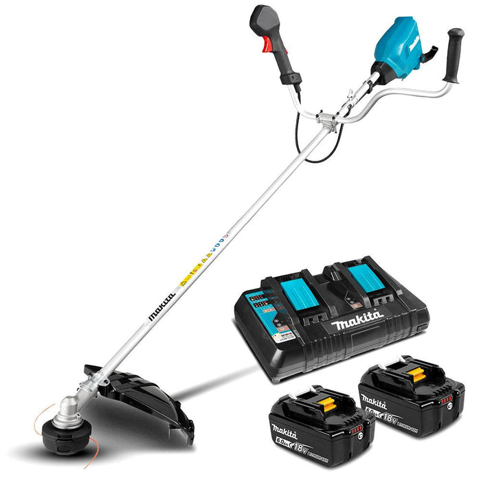 Makita 18V x 2 Brushless U-Handle Line Trimmer Kit DUR369APG2