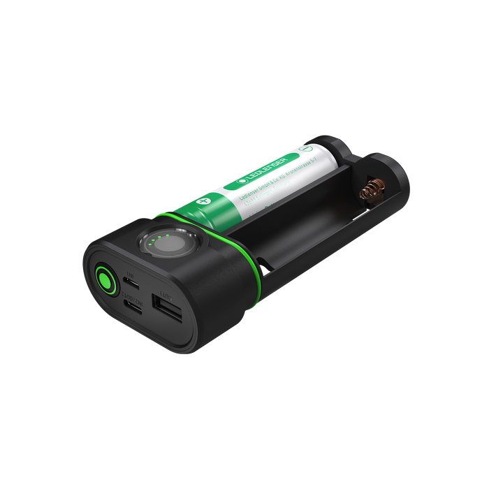 Ledlenser Accessory Powerbank Flex10 9000mAh Includes 2 x 21700 Li-ion 3.7v Rechargeable Batteries