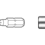 PB Swiss 8452 ESD SwissGrip (Electrostatic Discharge) Stubby Bit Holder with Magnet