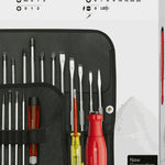 PB Swiss 38515.LED CBB SwissGrip Evo All Rounder Set I/Changeable Blades in Roll-Up Case in Box
