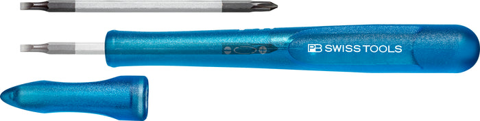 PB Swiss 168.00 Insider Pen for Slotted & Phillips Screws - Blue