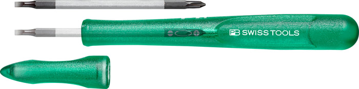 PB Swiss 168.00 Insider Pen for Slotted & Phillips Screws - Green