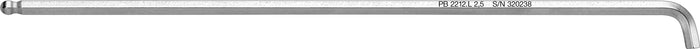 PB Swiss 100° Hex Key L-Wrench Long Ball-Point 2.5mm