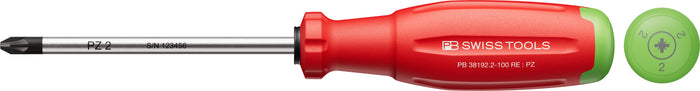 PB Swiss RainBow SwissGrip Evo Pozidriv Screwdriver PZ2 x 100mm Red