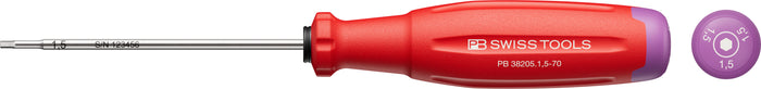PB Swiss SwissGrip Evo Screwdriver for Hex Socket Screws 1.5 x 70mm