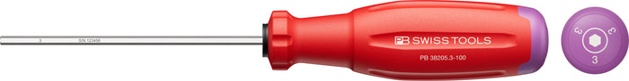PB Swiss SwissGrip Evo Screwdriver for Hex Socket Screws 3.0 x 100mm