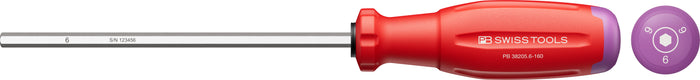 PB Swiss SwissGrip Evo Screwdriver for Hex Socket Screws 6.0 x 160mm