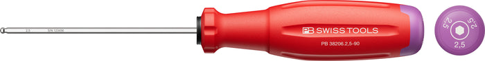 PB Swiss SwissGrip Evo Hex Ball Point Screwdriver 2.5 x 90mm