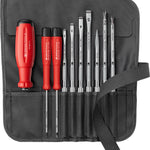 PB Swiss SwissGrip Evo SL & PH Interchangeable Blade Set in Roll-Up Case 9 Piece
