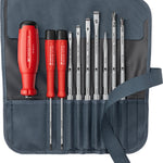 PB Swiss SwissGrip Evo SL & PH Interchangeable Blade Set in Roll-Up Case 9 Piece
