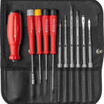 PB Swiss SwissGrip Evo PH TX & Hex Interchangeable Blade Set in Roll-Up Case 10 Piece