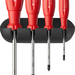 PB Swiss SwissGrip Evo Pozidrive Screwdriver Set with Wall Bracket in Box