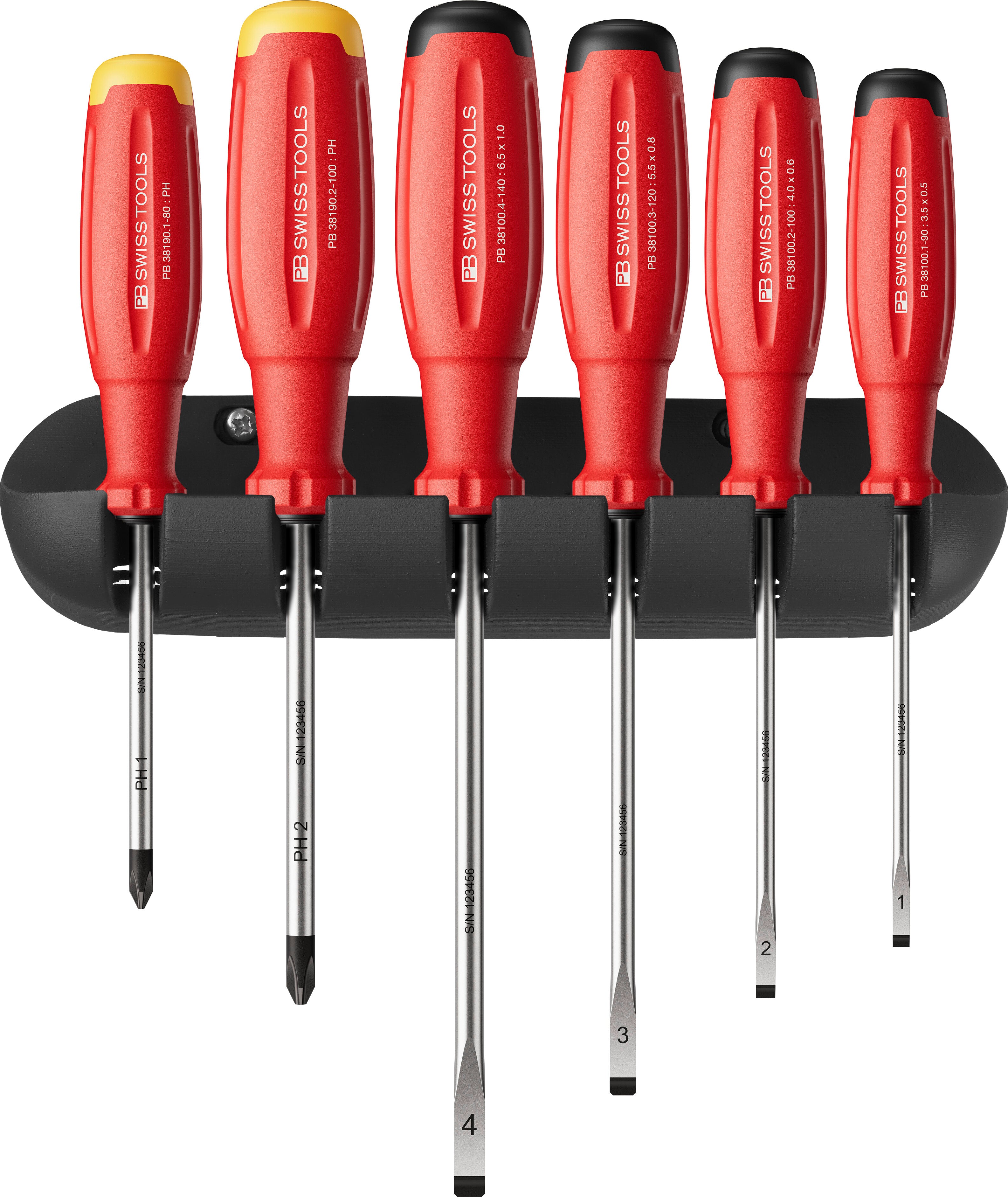 PB Swiss SwissGrip Evo SL & PH Screwdriver Set with Wall Bracket For ...