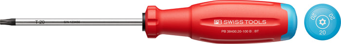 PB Swiss SwissGrip Evo Torx Screwdriver with Bore Hole TX20 x 100mm
