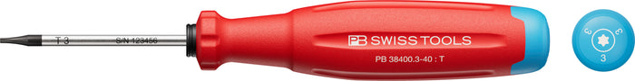 PB Swiss SwissGrip Evo Torx Screwdriver TX3 x 40mm