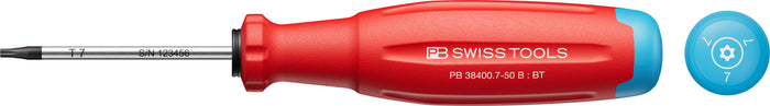 PB Swiss SwissGrip Evo Torx Screwdriver with Bore Hole TX7 x 50mm