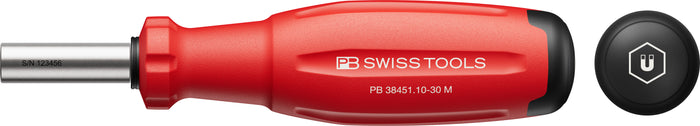 PB Swiss 38451.10-30 M SwissGrip Evo Bit Holder for C6/E6 Bits in Skin Pack