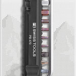 PB Swiss 470 Black BikeTool Pocket Tool with 9 Screwdriving Tools & 2 Tyre Levers in Skin Pack