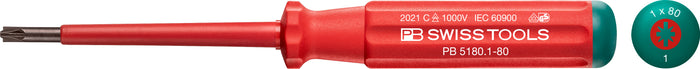 PB Swiss Classic VDE Screwdriver PZ/SL #1 x 80mm