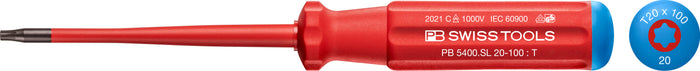 PB Swiss 5400 SL VDE Slim Torx Screwdriver TX20