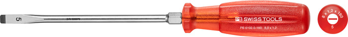 PB Swiss 6102 Multicraft Slotted Screwdriver 1.2 x 8 x 160mm