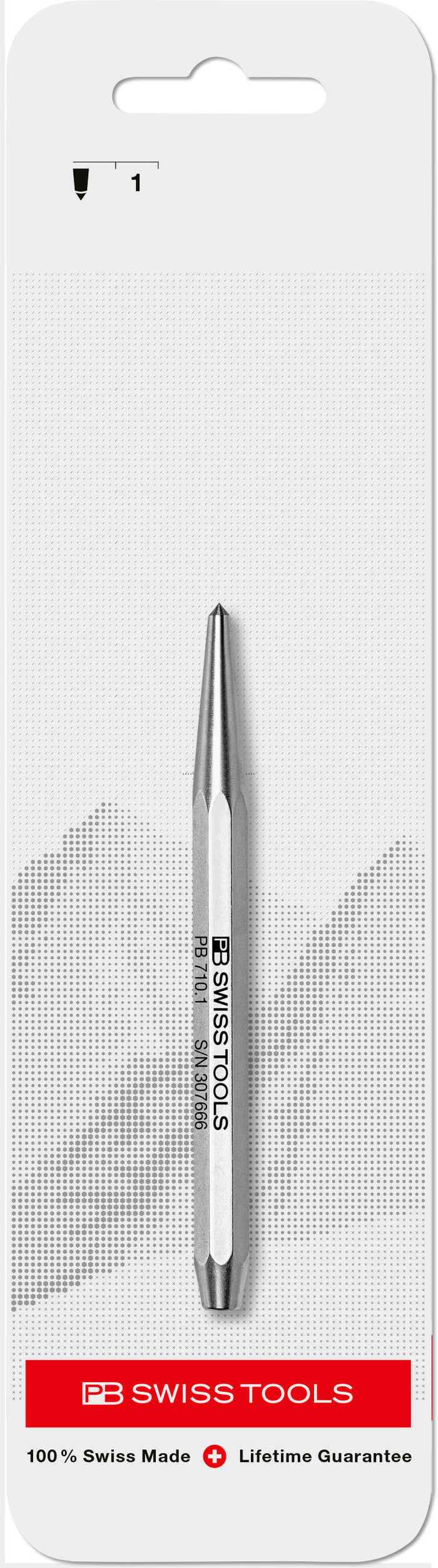 PB Swiss Centre Punch Octagonal 8 x 100mm in Skin Pack