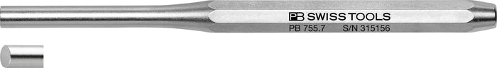 PB Swiss 755 Pin Punch Drift Punch Octagonal Long 7mm x 150mm