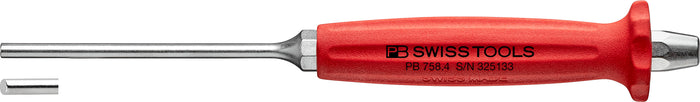 PB Swiss 758 Pin Punch, Drift Punch Octagonal with Handle 4mm