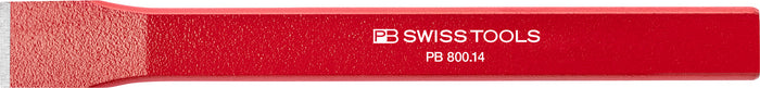 PB Swiss 800 Flat Chisel Red Powder Coated 14mm x 125mm