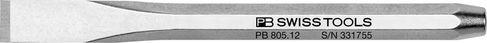 PB Swiss 805 Flat Chisel Octagonal 12mm x 130mm