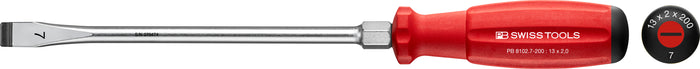 PB Swiss 8102 SwissGrip Slotted Screwdriver 2 x 13 x 200mm