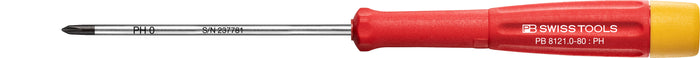 PB Swiss 8121 Electronics Phillips Screwdriver PH0 x 80mm