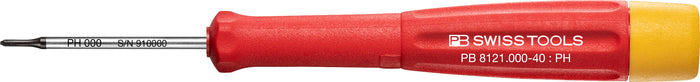 PB Swiss 8121 Electronics Phillips Screwdriver PH000 x 40mm