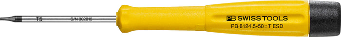 PB Swiss ESD Screwdriver for TX Screws TX5 x 40mm
