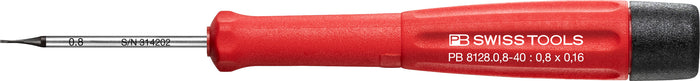 PB Swiss Electronics Slotted Screwdriver 0.8 x 40mm