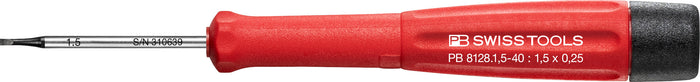 PB Swiss Electronics Slotted Screwdriver 1.5 x 40mm