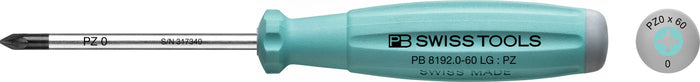 PB Swiss 8192 RB SwissGrip Pozidriv Screwdrivers (Various Sizes)