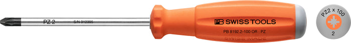 PB Swiss 8192 RB SwissGrip Pozidriv Screwdrivers (Various Sizes)