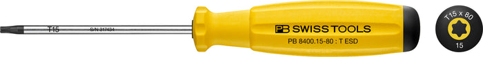PB Swiss Torx TX15 SwissGrip ESD Screwdriver