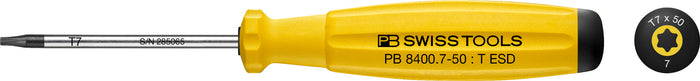 PB Swiss Torx TX7 SwissGrip ESD Screwdriver