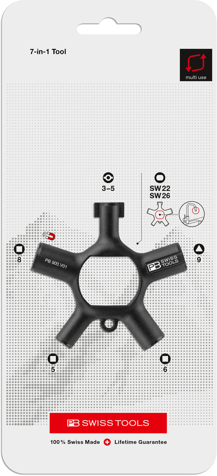 PB Swiss 900 VO2 Universal Cabinet Key in Blister Pack