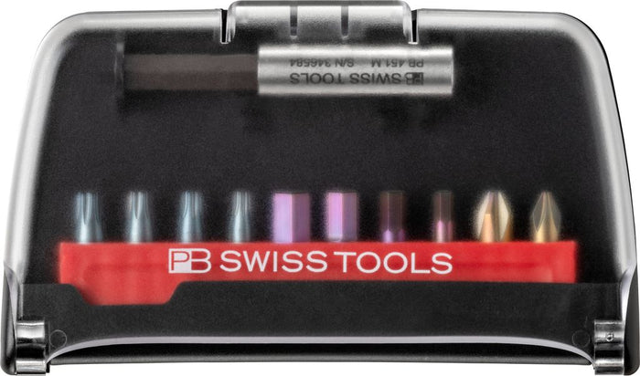 PB Swiss C6 700 BC PrecisionBits C6 Set in BitCase 10 Pce PH/TX/Hex