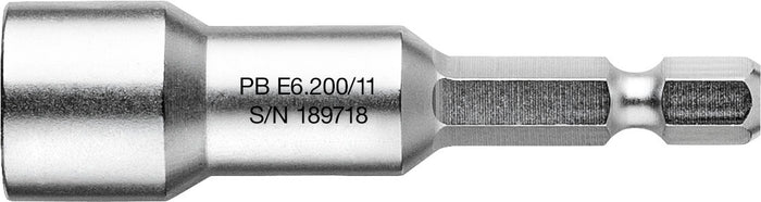 PB Swiss E6.200/11 Socket Wrench Bit Design E 6.3 (1/4