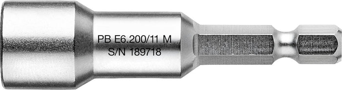PB Swiss E6.200/11M Socket Wrench Bit Design E 6.3 (1/4