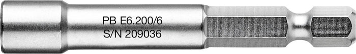 PB Swiss E6.200/6 Socket Wrench Bit Design E 6.3 (1/4