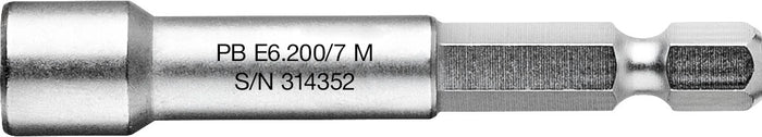 PB Swiss E6.200/7M Socket Wrench Bit Design E 6.3 (1/4