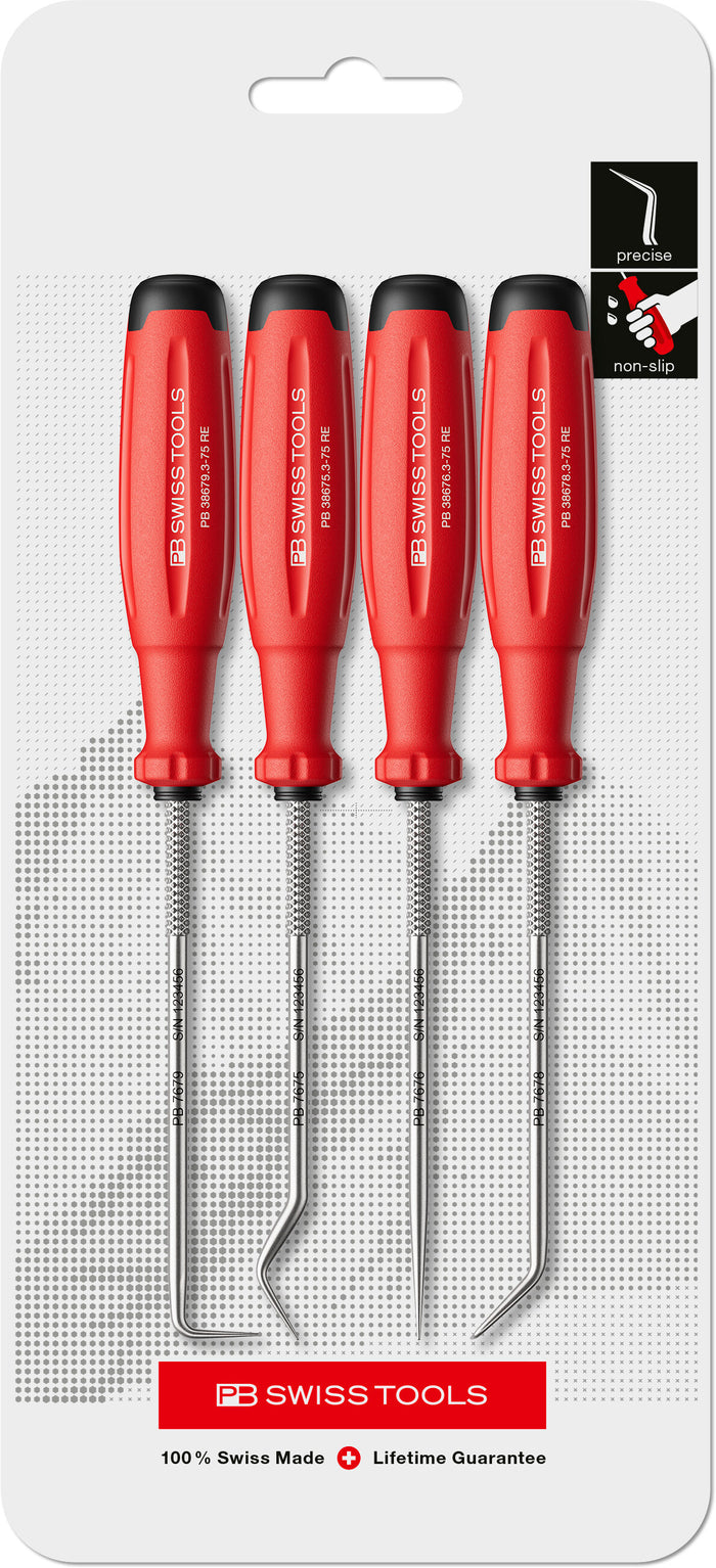 PB Swiss SwissGrip Evo PickTool Set in Skin Pack 4 Pce