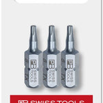 PB Swiss PrecisionBit Shape C 6.3 Torx TX8 3 Piece in Skin Pack